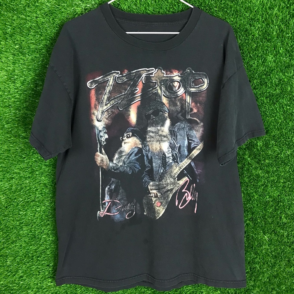 ZZ Top Beer Drinkers & Hell Raiser Rock Tour Shirt